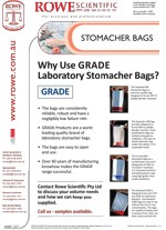 Stomacher Bags flyer cover