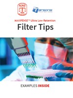 Rowe Scientific Tarsons Filter Tips Catalogue cover