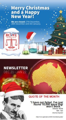 Rowe Scientific December Newsletter 