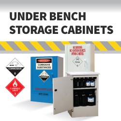 Under Bench Safety Storage Cabinets 