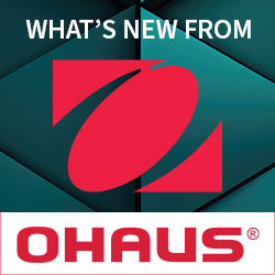 OHAUS - 3 new models of Moisture Analysers